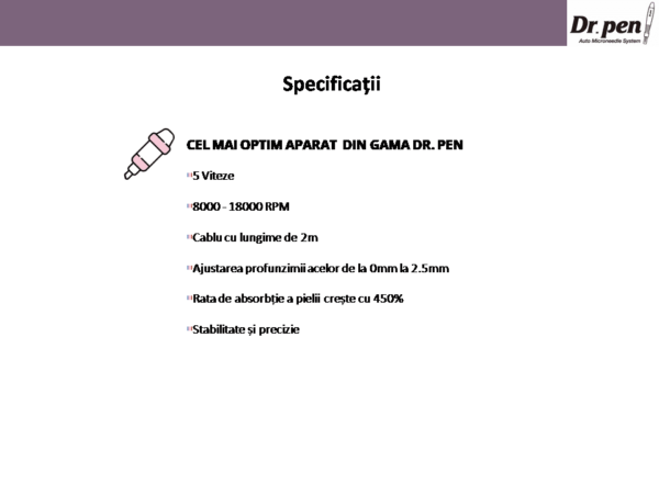 Aparat microneedling Dr Pen