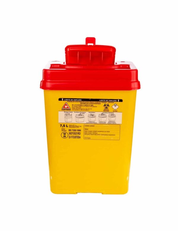 recipient plastic deseuri intepatoare taietoare 7,5l